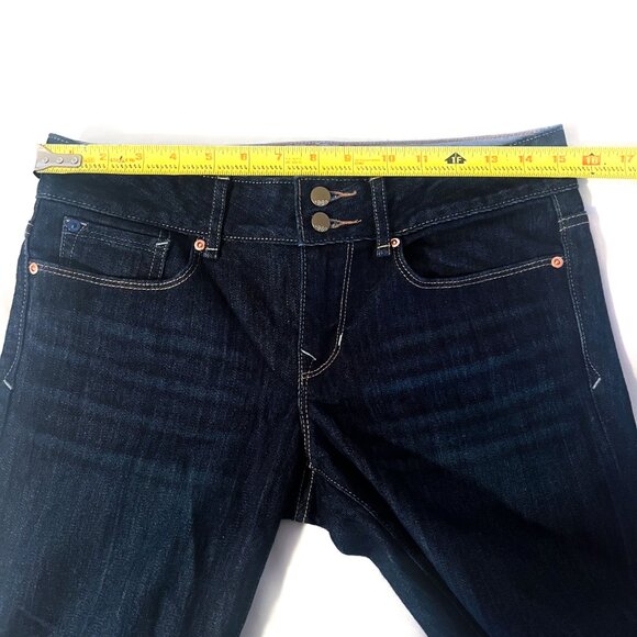 GAP Perfect Boot Denim Jeans Dark Wash Mid Rise Denim 27/4R - Picture 9 of 14